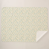 Peace, Love and Inclusion | Awareness Pattern シェルパブランケット (正面(横))