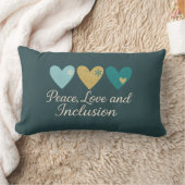 Peace, Love and Inclusion | Inclusive Holiday ランバークッション (ブランケット)