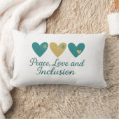 Peace, Love and Inclusion | Inclusive Holiday ランバークッション (ブランケット)