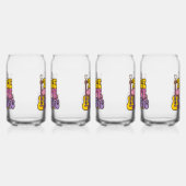 Peace, Love, And Music Glasses ガラス缶 (左)