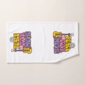Peace, Love, And Music Towel Set バスタオルセット (ハンドタオル)