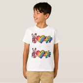 Peace.Love.Autism  Tシャツ (正面フル)