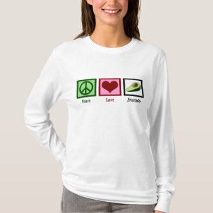 Peace Love Avocados Tシャツ