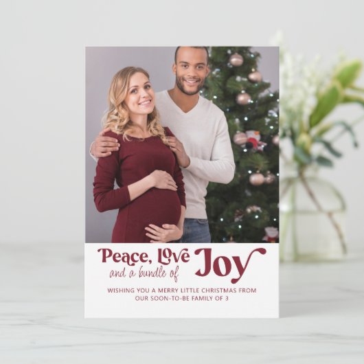 Peace Love Bundle of Joy 2 Photo We're Expected シーズンカード (スタンド正面)