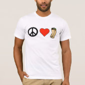 Peace, Love, Burrito Tシャツ (正面)