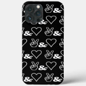 Peace & Love Case-Mate iPhoneケース iPhone 13 Pro Maxケース (裏面)