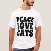 PEACE LOVE CATS, CAT Tシャツ&スウェットシャツ Tシャツ (正面)