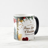Peace Love Christmas Color Morphing Mug  モーフィングマグカップ (正面右)