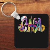 Peace Love CNAナース認定看護助手L キーホルダー (正面)