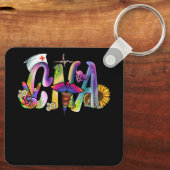 Peace Love CNAナース認定看護助手L キーホルダー (裏面)