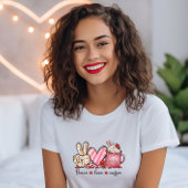 Peace Love Coffee、バレンタイン Tシャツ