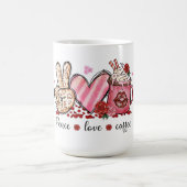 Peace, Love, Coffee Mug:スタイルで飲む☕ コーヒーマグカップ (中央)