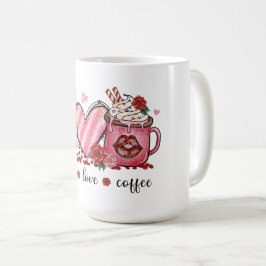 Peace, Love, Coffee Mug:スタイルで飲む☕ コーヒーマグカップ