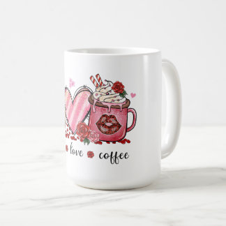 Peace, Love, Coffee Mug:スタイルで飲む☕ コーヒーマグカップ