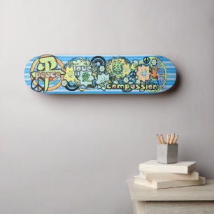 Peace-Love-Compassion-Kanji - - - スケートボード