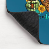 Peace Love Cowboy Western Rodeo Rodeo Life Western マウスパッド (コーナー)