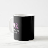 Peace Love cureてんかん認識度男性女性子供 コーヒーマグカップ (正面左)