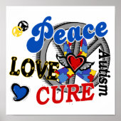 Peace Love Cure 2 Autism ポスター (正面)