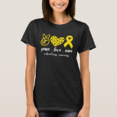 Peace Love Cure Endometriosis Awareness Month For  Tシャツ (正面)