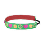 Peace Love Daisies アスレチックヘッドバンド (右)