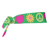 Peace Love Daisies タイヘッドバンド (回転270)