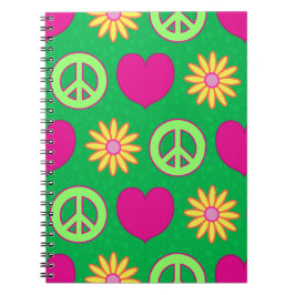 Peace Love Daisies ノートブック