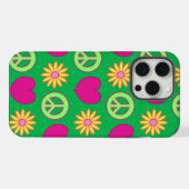 Peace Love Daisies iPhoneケース (裏面横)