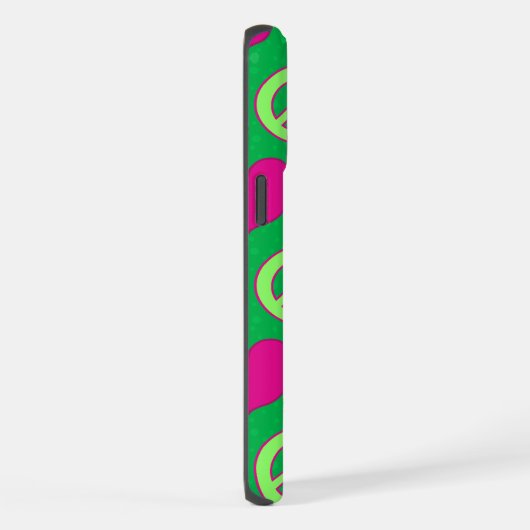 Peace Love Daisies iPhoneケース (右側面)