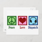 Peace Love Dispatchオペレータ管理者 ポストカード (正面/裏面)