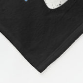 Peace Love Dogs Tie Dye Dog Lover Rescue Puppy  フリースブランケット (角)