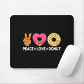 Peace Love Donut - Doughnut Lover's For Men Women  マウスパッド (マウス)
