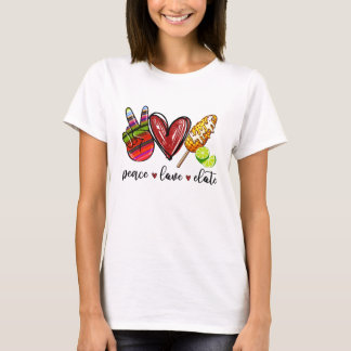 - Peace Love Elote Tシャツ