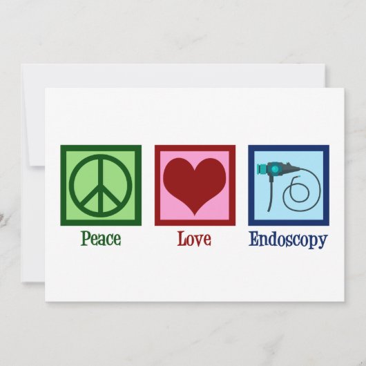 Peace Love Endoscopyカード (正面)
