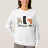 Peace Love Fall Long-Sleeve T-Shirt Tシャツ (正面)