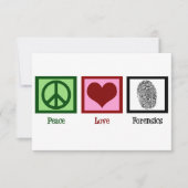 Peace Love Forensics Department Forensic Lab Card (正面)