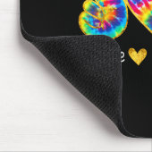 Peace Love Golf Funny Tie Dye Golf Lovers マウスパッド (コーナー)
