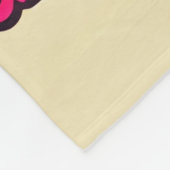 Peace, Love, & Groovinessフリースブランケット フリースブランケット (角)