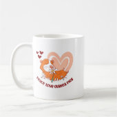 Peace Love Guinea Gs Funny Saying For Guinea Gs Lo コーヒーマグカップ (左)