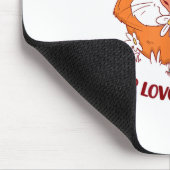 Peace Love Guinea Pigs Funny Saying For Guinea Pig マウスパッド (コーナー)