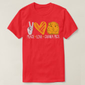 Peace Love Guinea Pigs Guinea恋人 – 7 Tシャツ (デザイン正面)