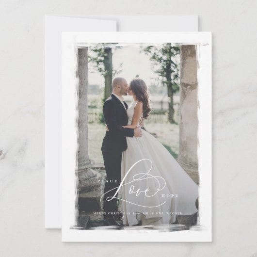 Peace Love Hopeの新しいクリスマスカード シーズンカード (正面)