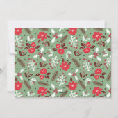 Peace Love Hope Joyクリスマスフォトカード シーズンカード (裏面)