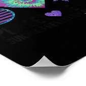 Peace Love Hope Suicide Prevention Tie Dye Awarene ポスター (角)