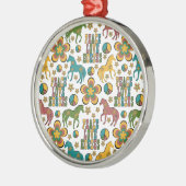 Peace Love Horses Christmas Ornament Keepsake メタルオーナメント (左)