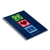 Peace Love HRパーソナライズされた人事 ノートブック (右側)