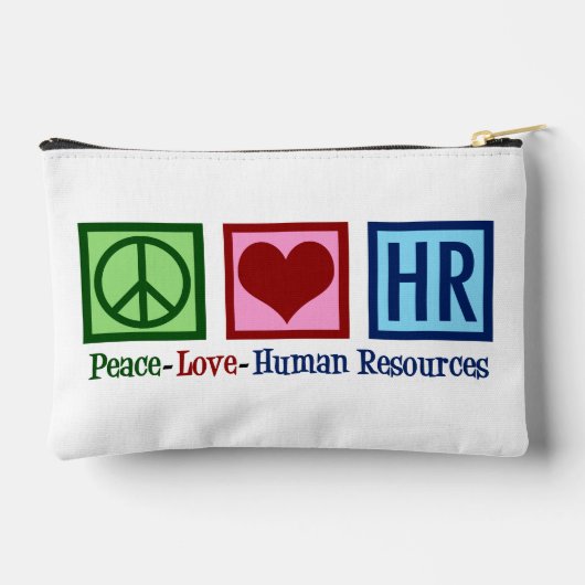Peace Love HR人事 アクセサリーポーチ (裏面)