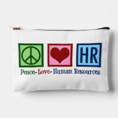 Peace Love HR人事 アクセサリーポーチ (正面)