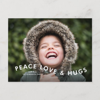 Peace Love Hugs Curvy写真 シーズンポストカード