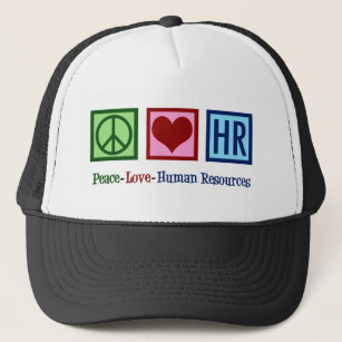 Peace Love Human Resources HR キャップ