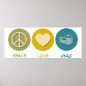 Peace Love HVAC ポスター (正面)